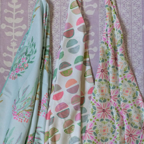 Lara  Fast-Dry Patterned Beach Towel + Travel Pouch