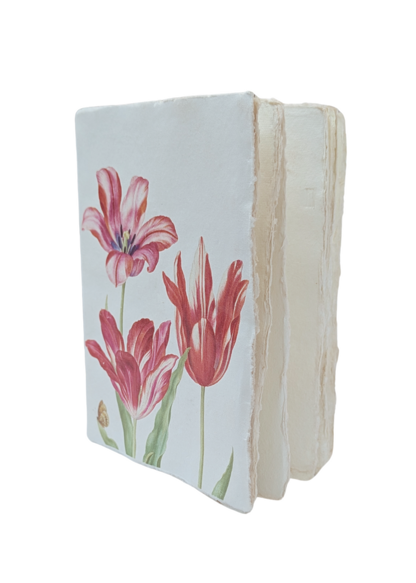 Triple Tulip Parchment Paper Notebook | European décor for the modern ...