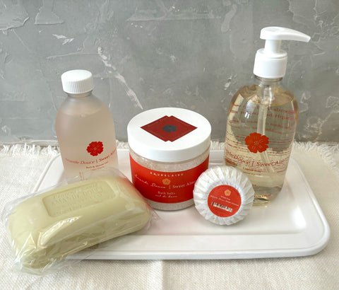 Provence Sante Sweet Almond Bath + Shower Gel