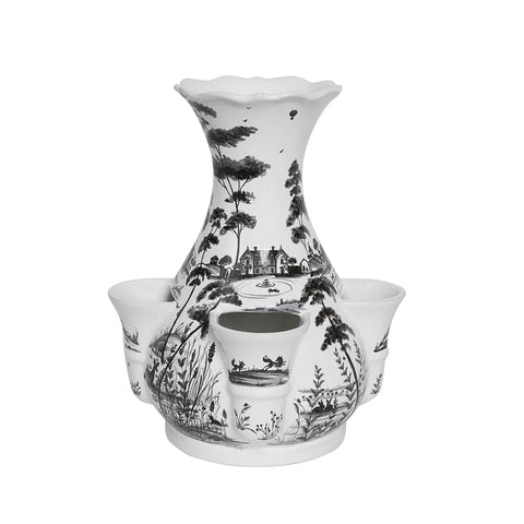Country Estate Tulipiere Vase in Flint