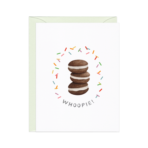 Whoopie! — New England Food Pun Congratulations Card