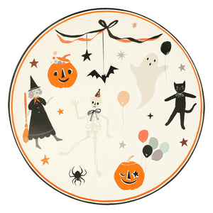 It's Halloween! Paper Dinner Plate Set