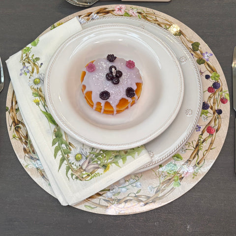 Blackberry Iced Donut Pastry Candle