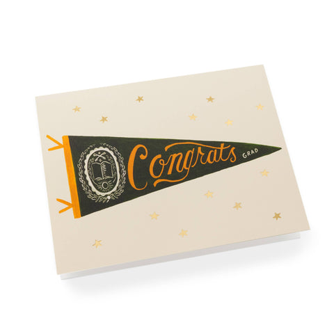 Congrats Pennant Card