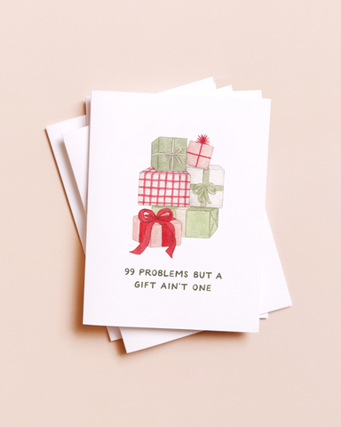 99 Problems, Gift Ain't One — Hip Hop Christmas Card