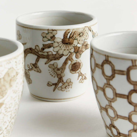 Assorted Chinoiserie Mini Flower Pots