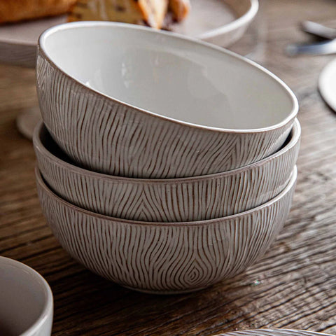 Blenheim Whitewash Oak Cereal + Ice Cream Bowl