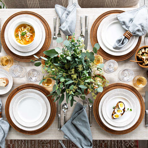 Blenheim Whitewash Oak Dessert + Salad Plate