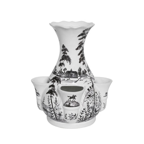 Country Estate Tulipiere Vase in Flint