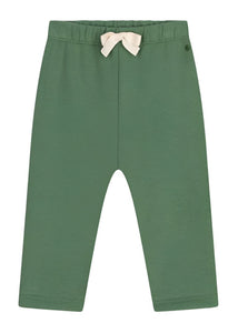 Solid Drawstring Sweatpants in Green