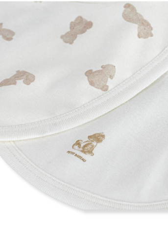 Teddy Bear Baby Bib Gift Set