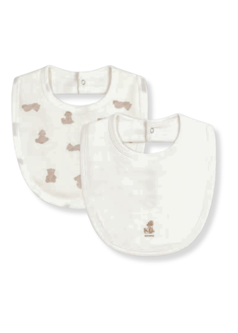 Teddy Bear Baby Bib Gift Set