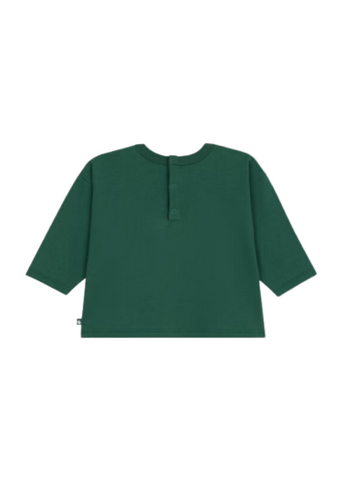 Polar Bear Long Sleeve Graphic Tee in Green