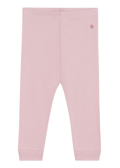 Solid Cotton Leggings in Pretty Pink