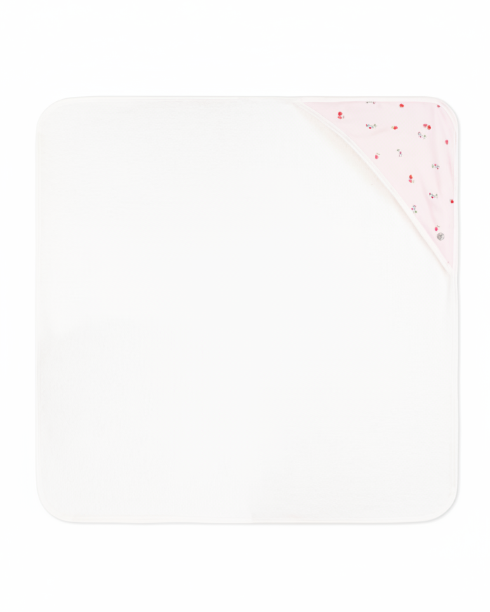 Hooded Kid's Towel in Berry Print