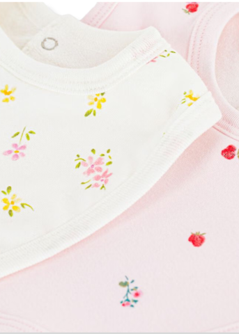 Floral Baby Bib Gift Set