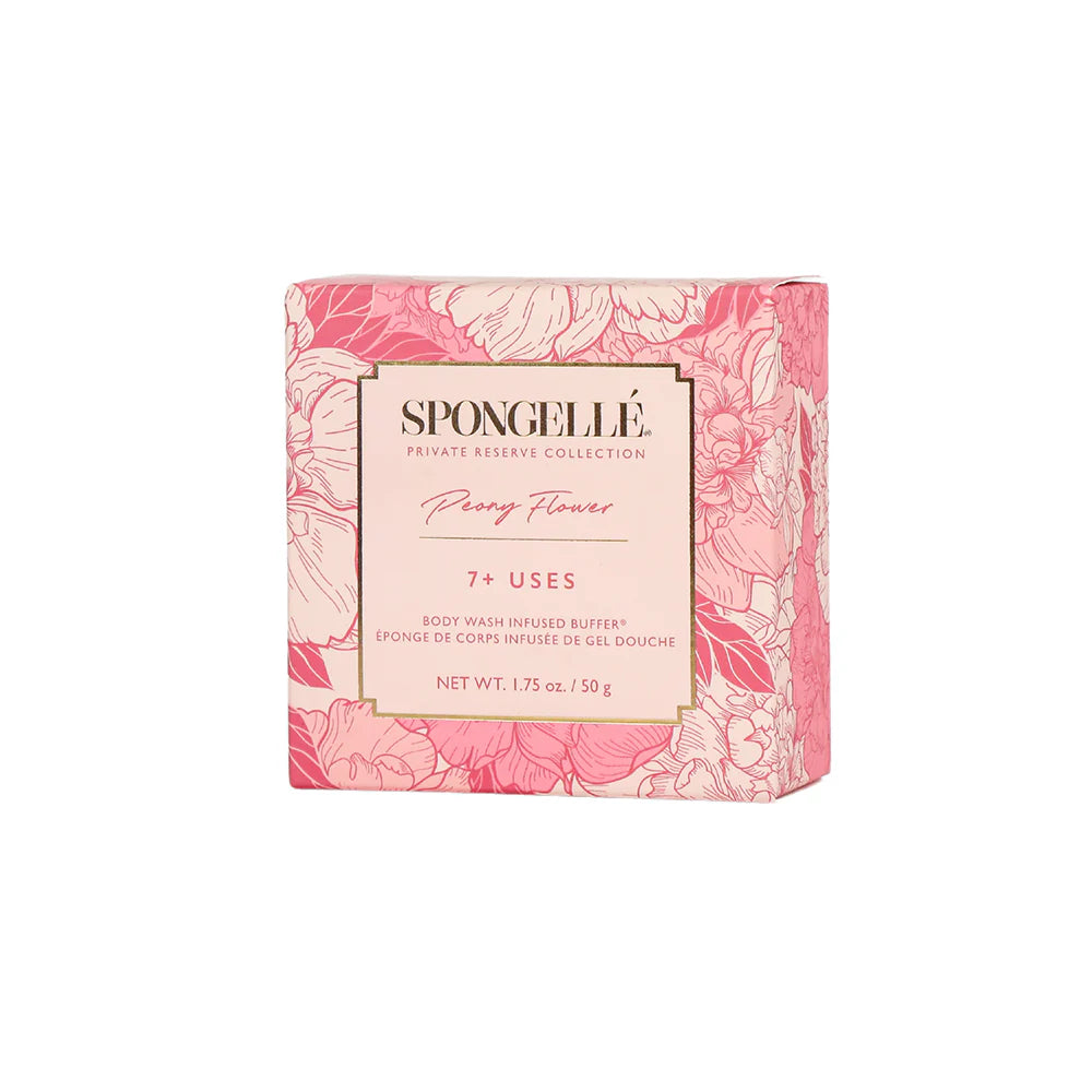 Peony Flower Body Wash Infused Spongette