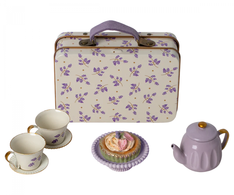 Madelaine Afternoon Treat in a Suitcase in Purple