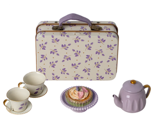 Madelaine Afternoon Treat in a Suitcase in Purple