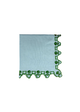Amalfi Cotton Napkin in Azzurro + Verde
