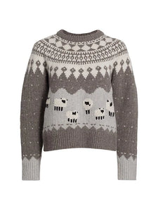 Anja Sheep Knit Raglan Sleeve Sweater