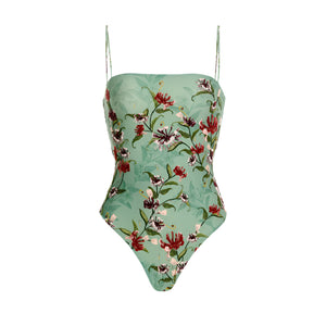 Durazno One-Piece Swimsuit in Honeysuckle