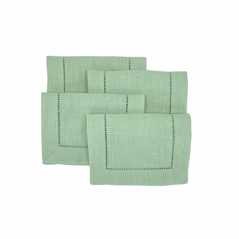 Festival Cocktail Napkin Set in Mint