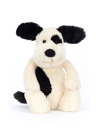 Bashful Black + Cream Puppy