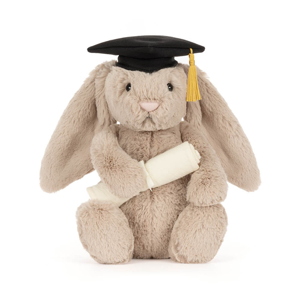 Bashful Graduation Bunny