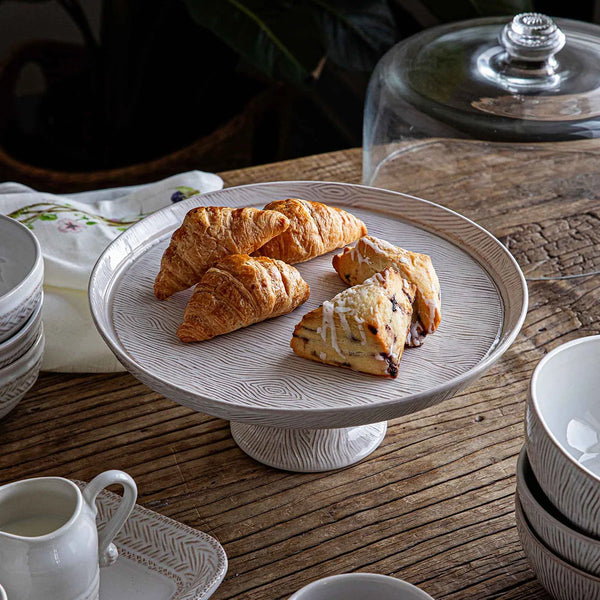 Blenheim Whitewash Oak Cake Stand