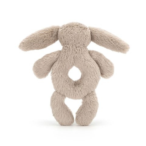 Bashful Bunny Ring Rattle In Beige