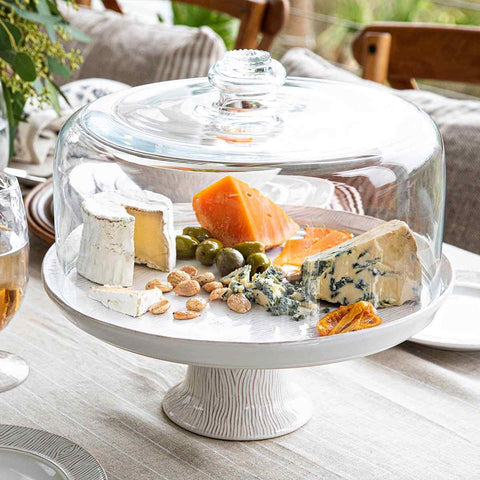 B & T Glassware Cake Dome