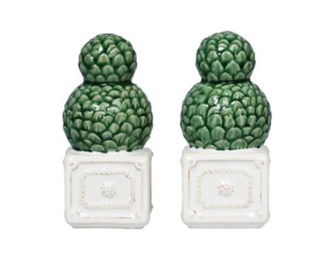 Berry & Thread Topiary Salt + Pepper Shakers Set of 2