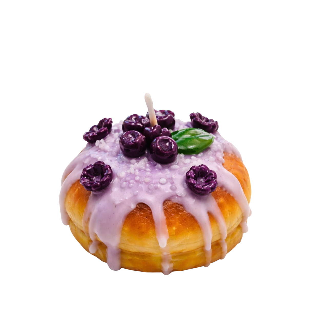Blackberry Iced Donut Pastry Candle