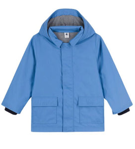 Children's Hooded Rain Jacket in Blue