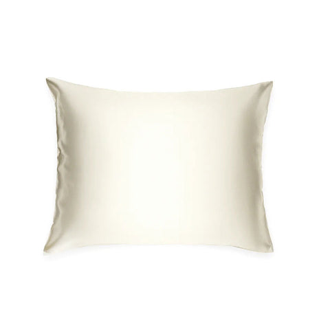 Silk Charmeuse Boudoir Pillowcase in Creme