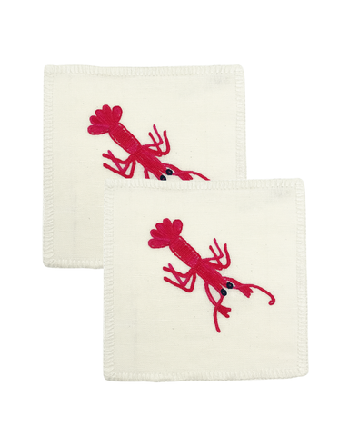 Lobster Buttonhole Stitched Edge Cloth Napkin