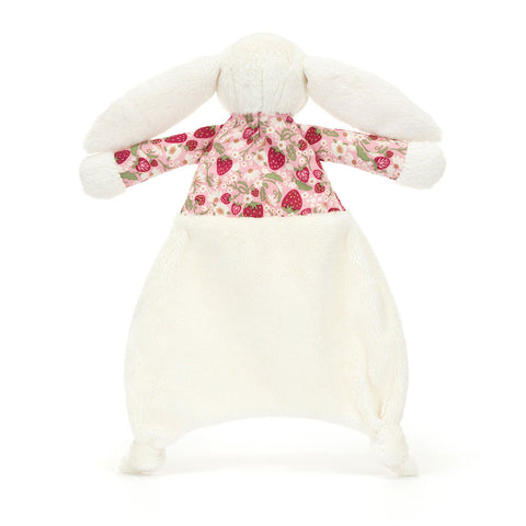 Blossom Cream Bunny Comforter in Berry