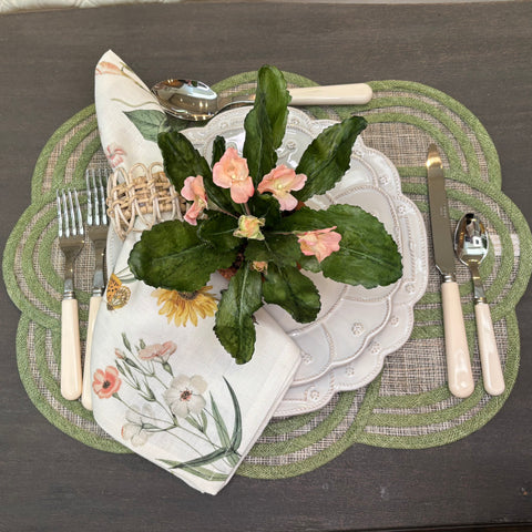 Floral Garden Napkin In Multi