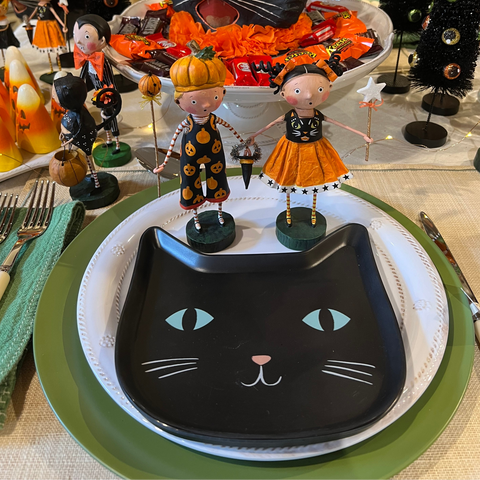 Jack O' Lantern Melamine Plate