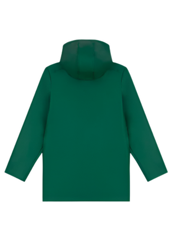 Essential Hooded Rain Jacket in Hunter Green - Limited Edition Color