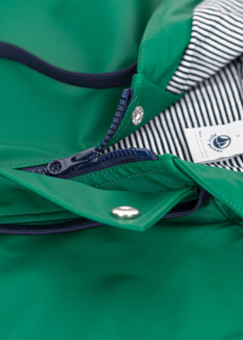 Essential Hooded Rain Jacket in Hunter Green - Limited Edition Color