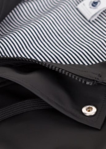 Essential Hooded Rain Jacket in Matte Black - Limited Edition Color