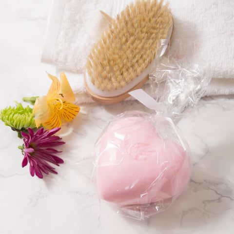 Tea Rose Heart Soap Bar