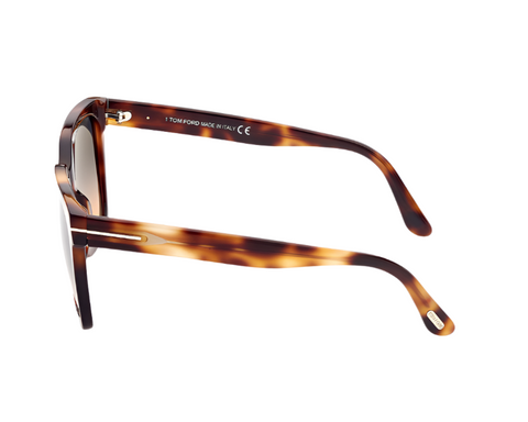 Selby Acetate Sunglasses in Blonde Havana + Green Gradient