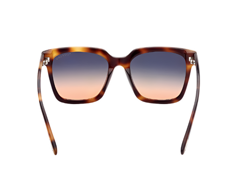 Selby Acetate Sunglasses in Blonde Havana + Green Gradient