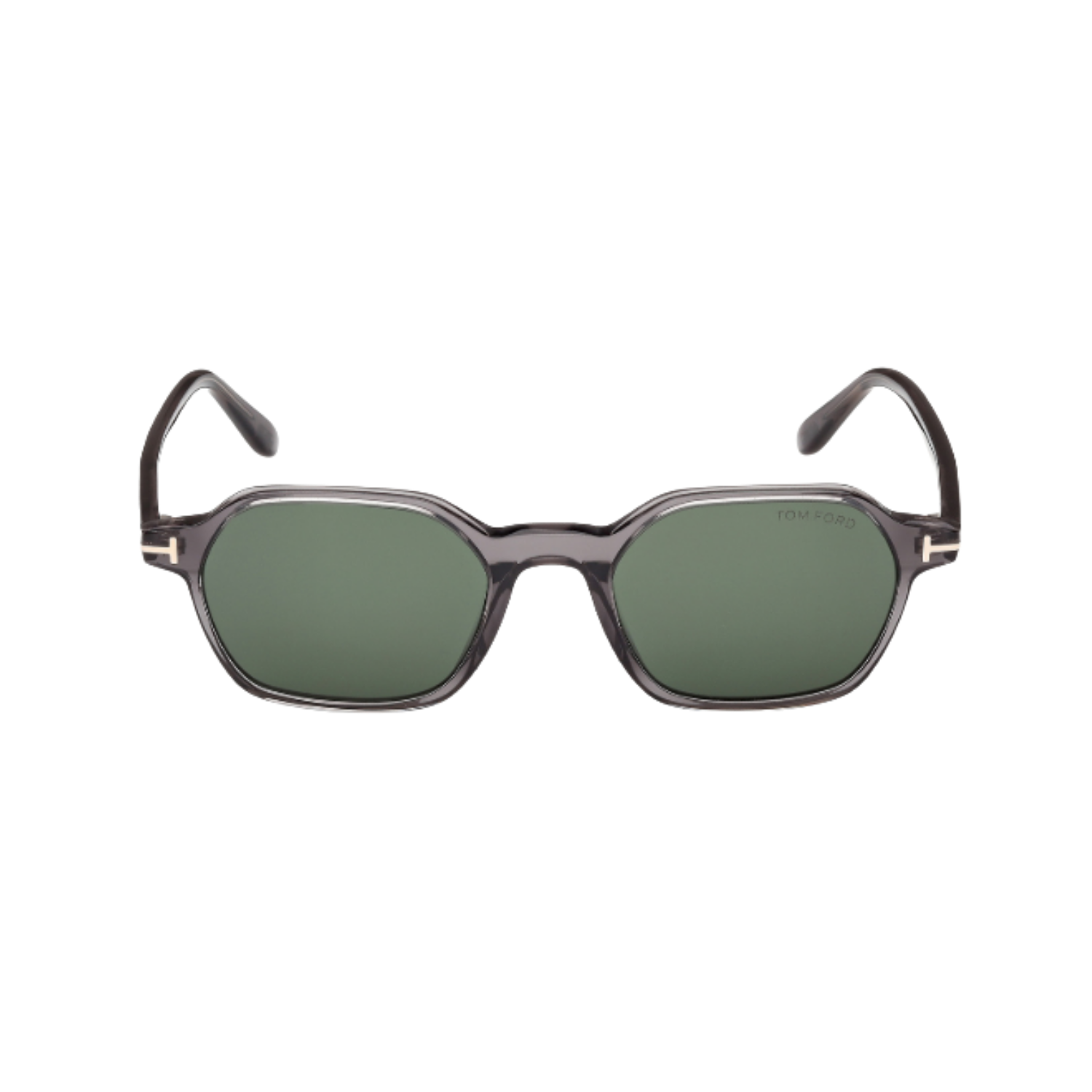 Joey Acetate Sunglasses In Shiny Grey + Smoke Gradient