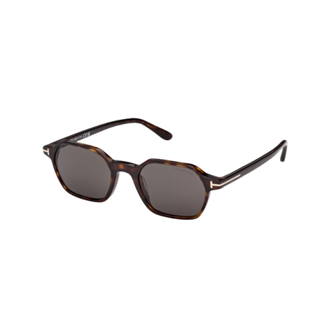 Joey Acetate Sunglasses In Dark Havana + Brown Gradient