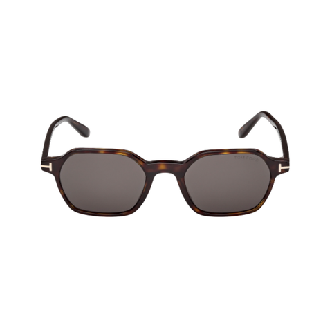 Joey Acetate Sunglasses In Dark Havana + Brown Gradient