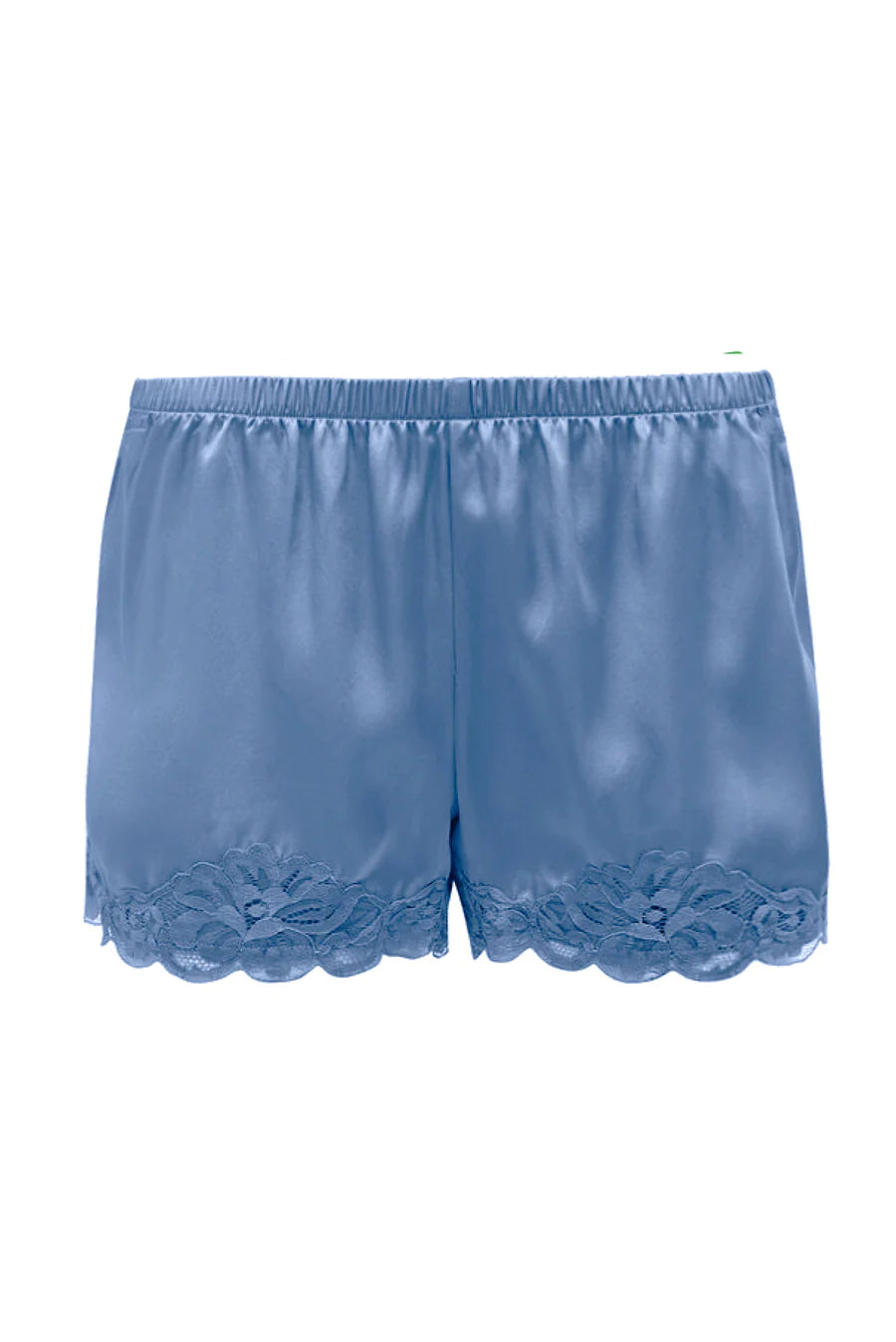 Floral Lace Shorts in Mediterranean Blue